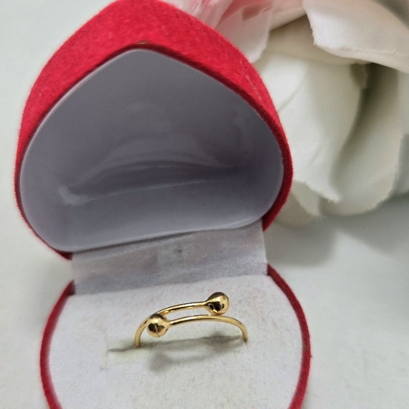 Cincin Pentol Polos Setengah Gram Emas Muda