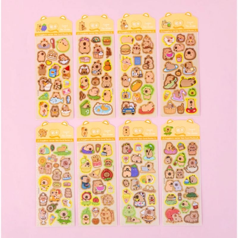 

STIKER GLITER KARAKTER CAPYBARA