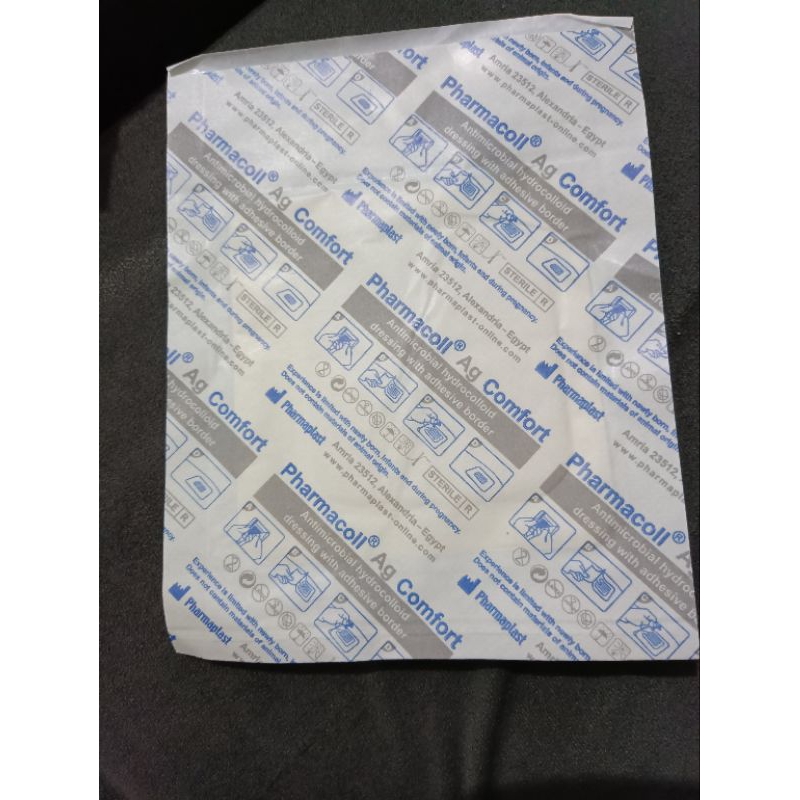 PHARMACOLL AG COMFORT hydrocoloid + silver dressing perpcs
