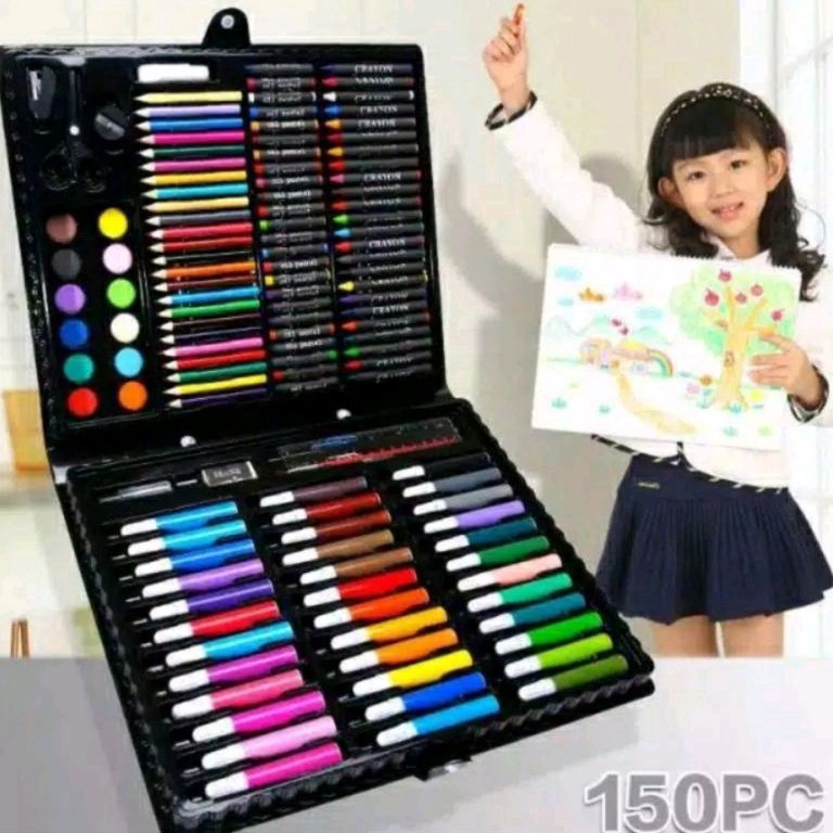 

Paket Murah 15Pcs Crayon Set Art Set Isi 15 Pcs Pensil Warna Set Anak Crayon Full Set Alat Lukis