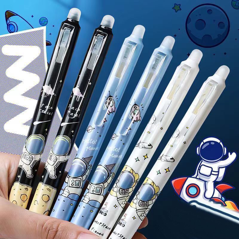 

Pena Gel Bisa Dihapus Pulpen Karakter Astronot Erasable Pen 0.5 mm