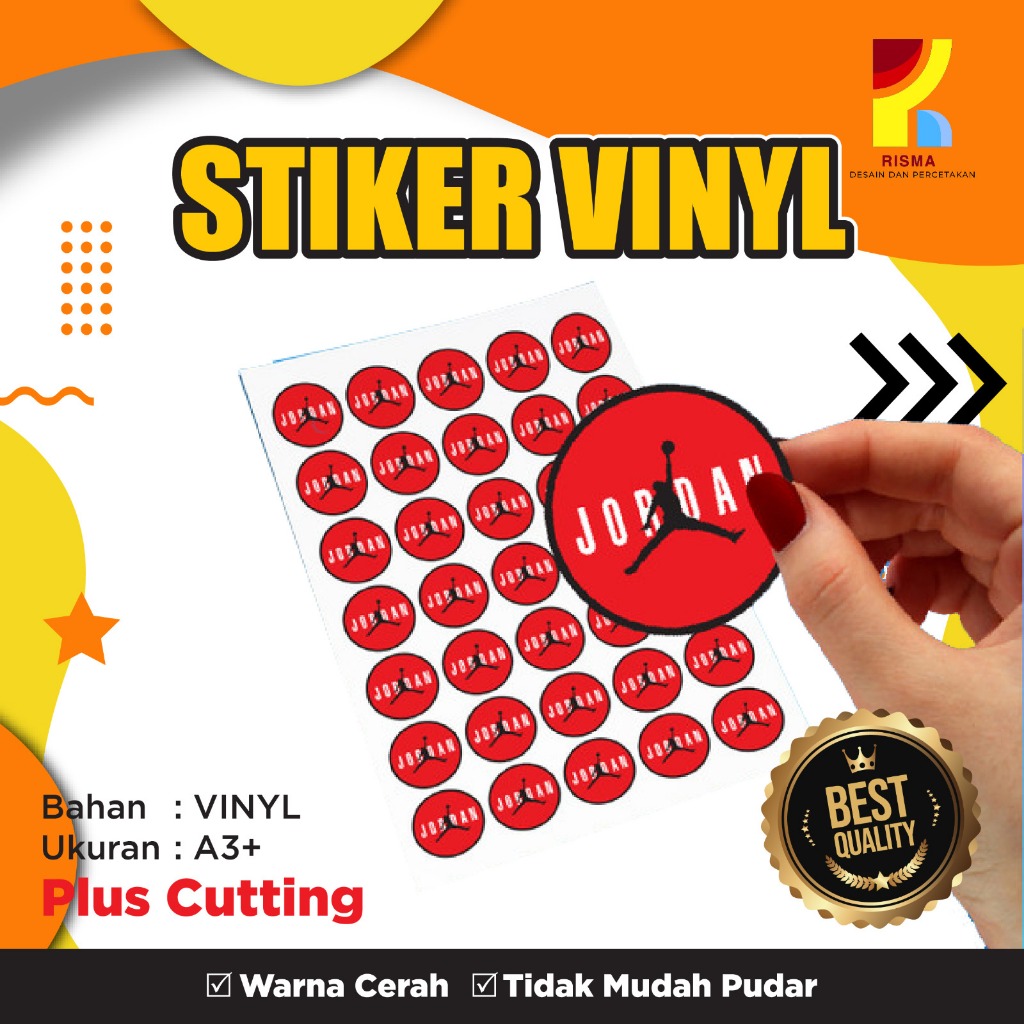 

CETAK STIKER VINIL CUT A3 MURAH / CETAK STIKER LABEL KEMASAN MAKANAN MINUMAN ONLINESHOP MURAH