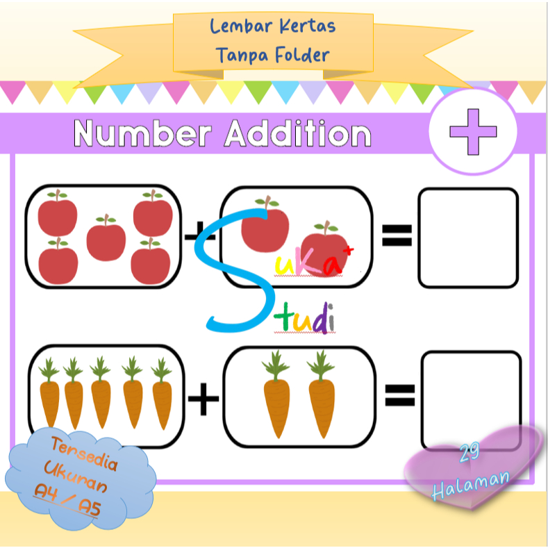

SUKASTUDI - Kertas MATEMATIKA Lembar Belajar Aktivitas Worksheet Anak Lembar Kerja