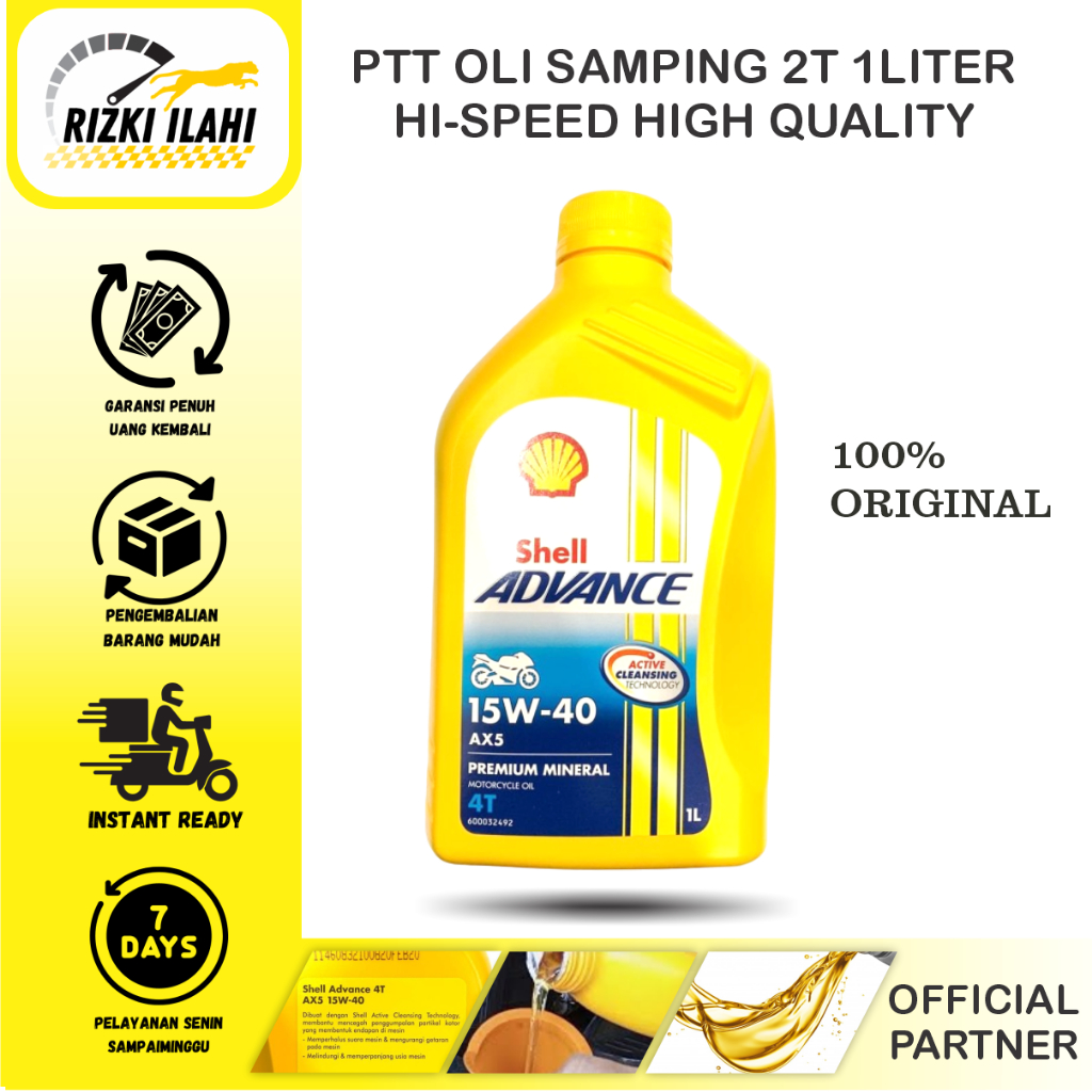 Oli Shell Advance AX5 15w40 motor sport 1 liter