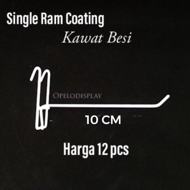 12 PCS KAITAN RAM KAWAT 1 CM  SINGLE RAM KAWAT