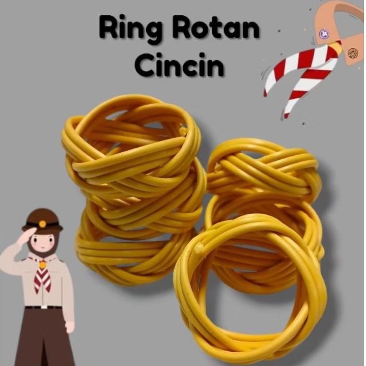 

kolong/ring rotan/cincin kayu hasduk rotan