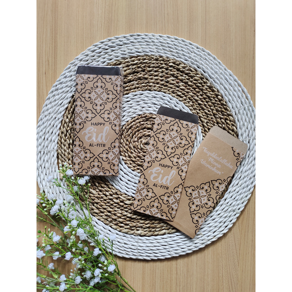 

Amplop Lebaran Motif Kraft Panjang Tebal Premium unik - isi 10