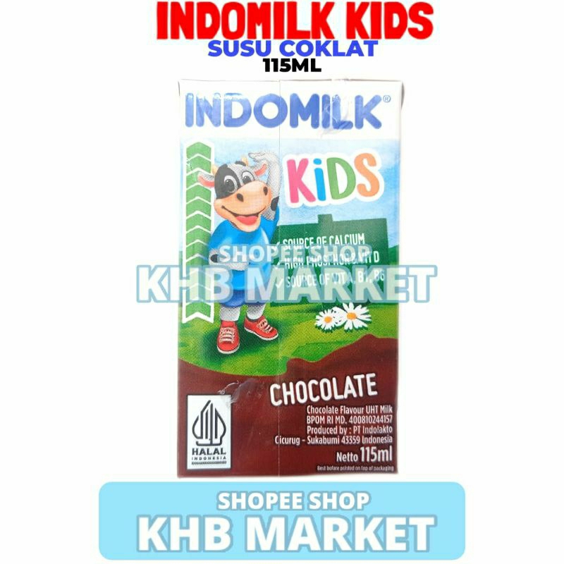 

Indomilk Kids Susu Rasa Coklat 115ML