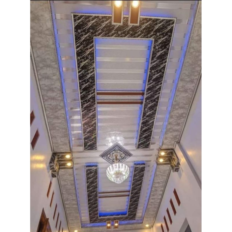 PLAFON PVC PER METER TERIMA TERPASANG