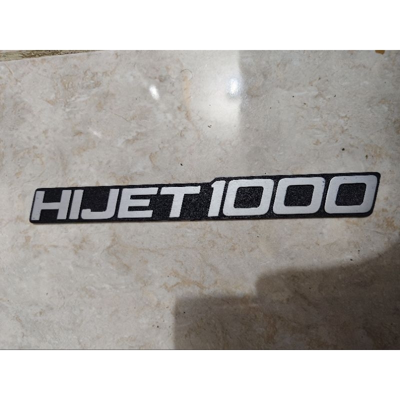 LOGO EMBLEM TULISAN HIJET 1000 ORIGINAL