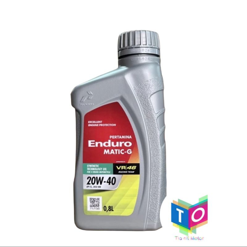 Enduro Matic G 20W-40 Oli Mesin Motor Matic | Oli Mesin Enduro Pertamina