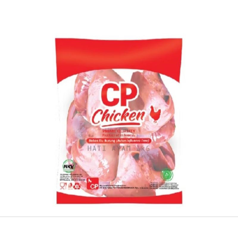 

Hati Ayam Frozen Cp Chicken 1kg Fresh