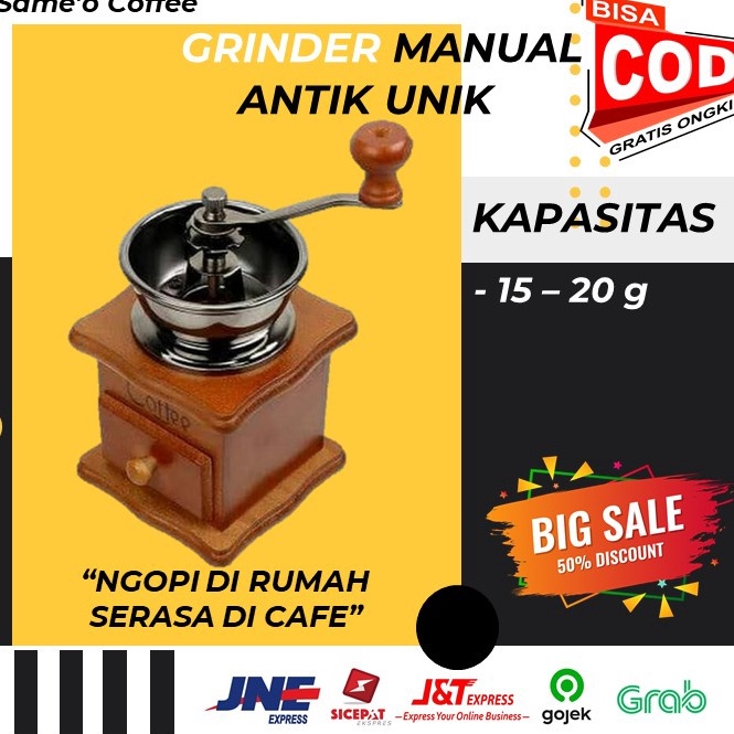 Arrival GRINDER MANUAL KOPI ANTIK UNIK ARTISTIK ALAT PENGGILING KOPI ANTIK