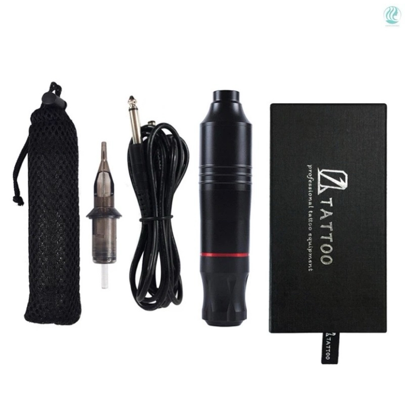 Tatoo | Mesin Tato Motor Pena Tato Putar Kit Rias Pena Kartrid Alis Aluminium Ruang