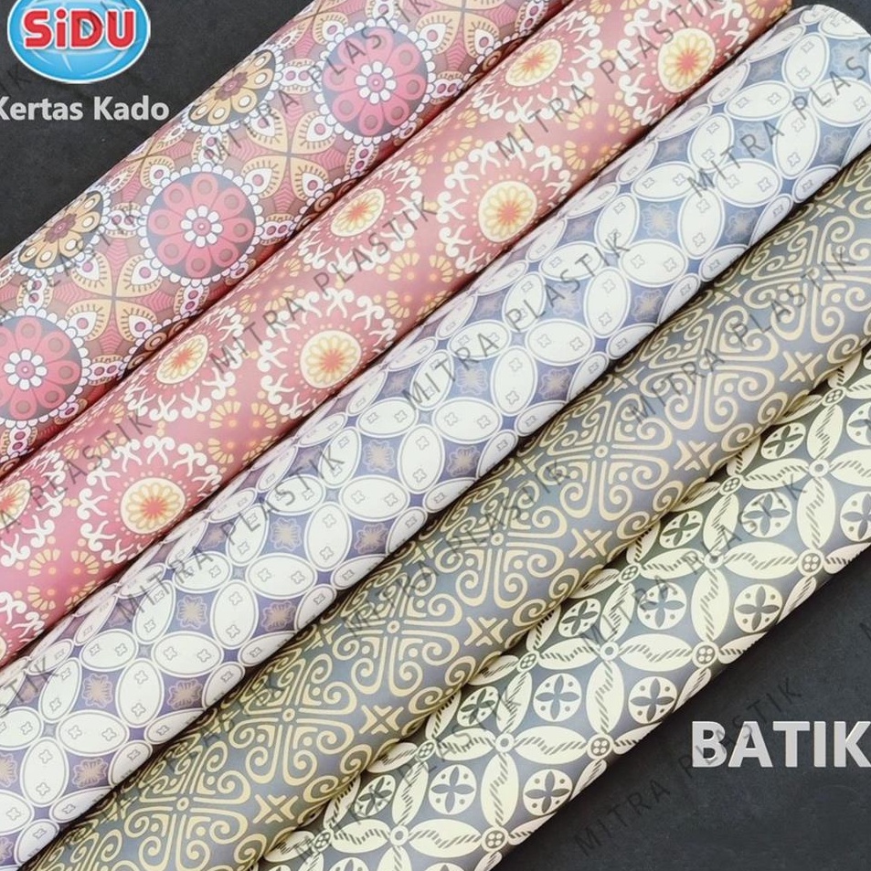 

Garansi Terhemat isi 5pcs Kertas Kado Batik Bungkus Kado Wrapping Paper Batik Kertas Kado Sidu