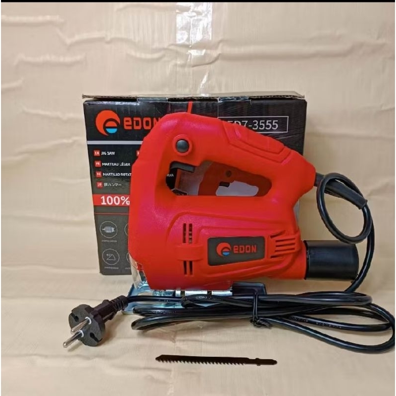 MESIN JIGSAW EDON SESUAI FOTO GERGAJI LISTRIK GERGAJI MESIN JIG SAW JIGSAW GERGAJI