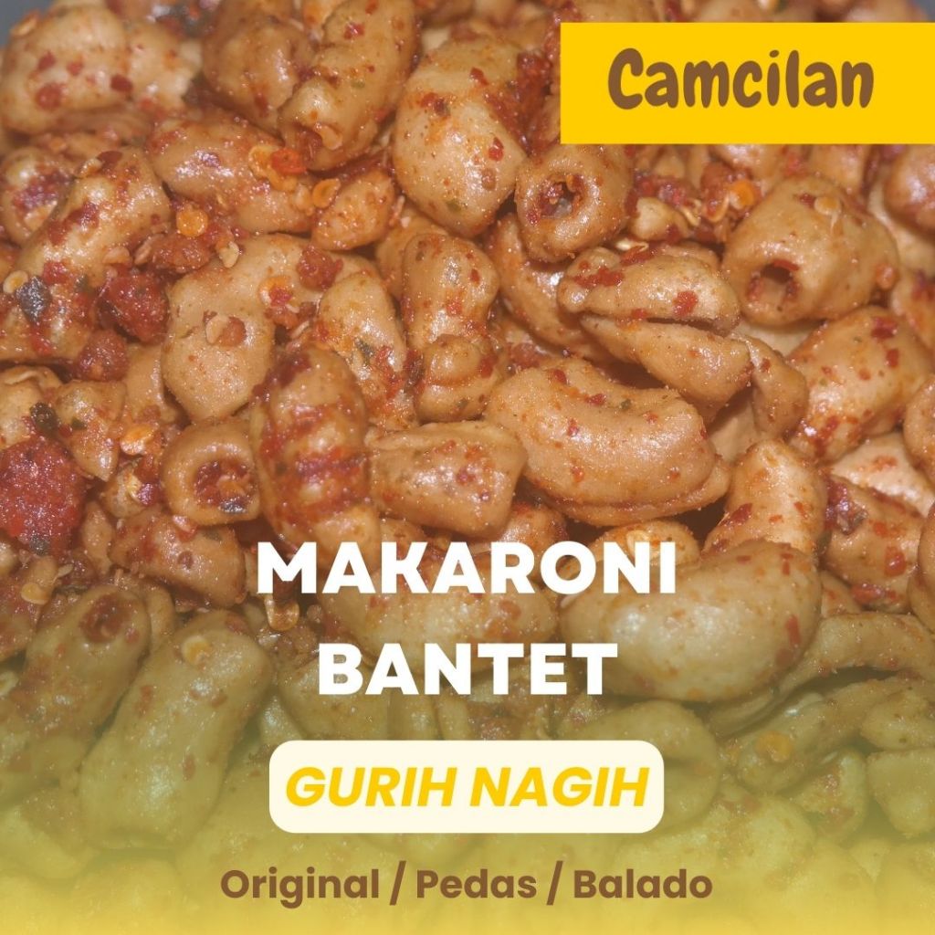 

Makaroni Bantet / Makaroni Bantat Original,Pedas,Balado