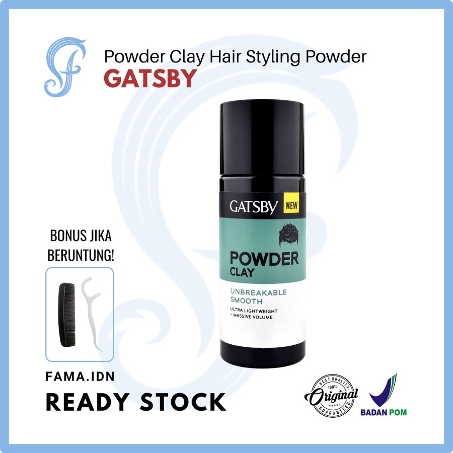 GATSBY Powder Clay Unbreakable Smooth Hair Powder