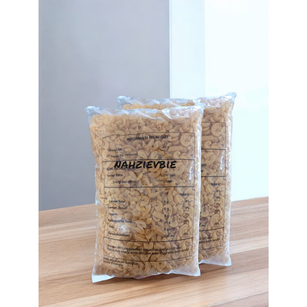 

KTr190 Makaroni Mekar Delon Hijau 1kg Renyah Gurih