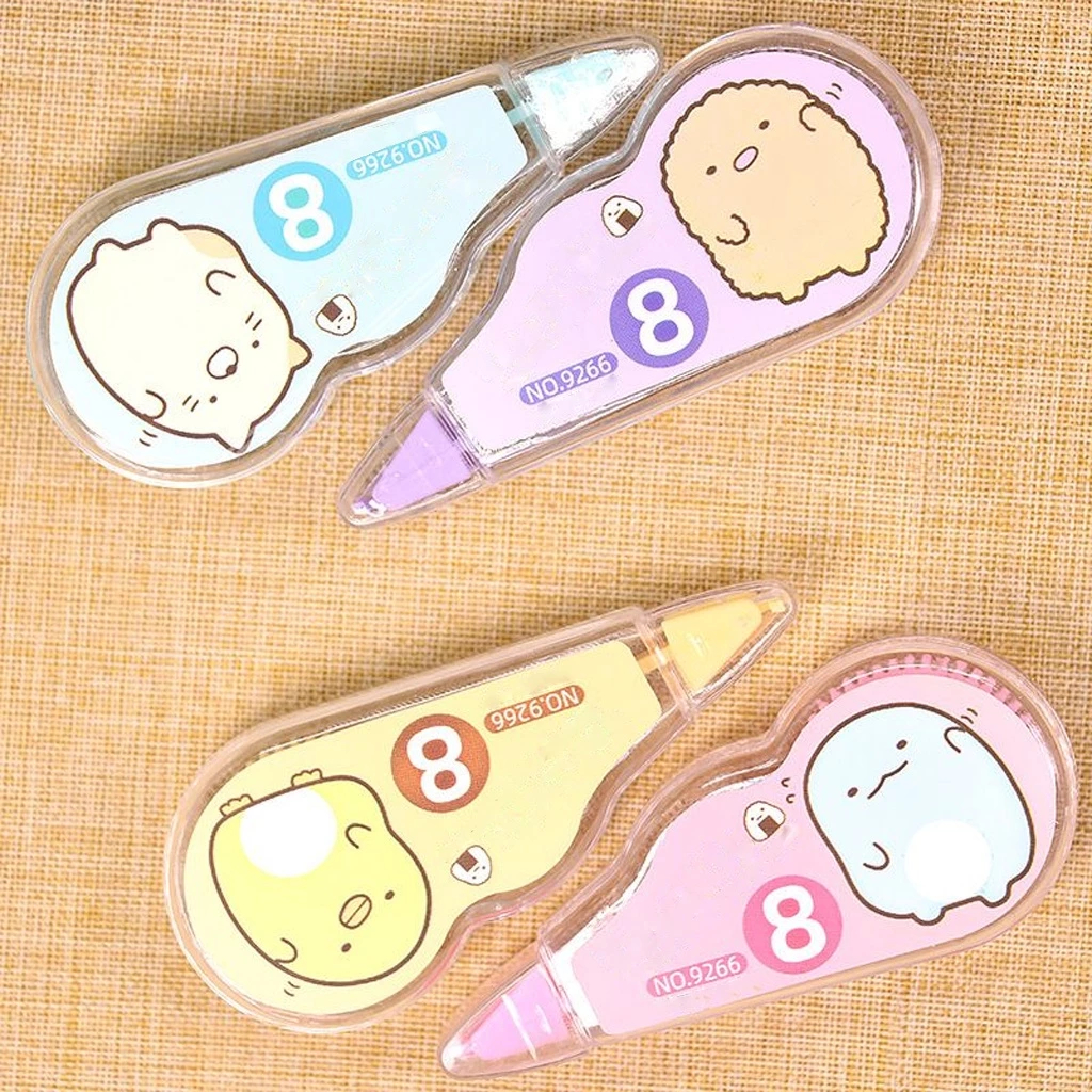 

Correction Tape Students Stationary School Supplies 8M Multiple Color Tipe-x Karakter Lucu Penghapus PenaTip-ex