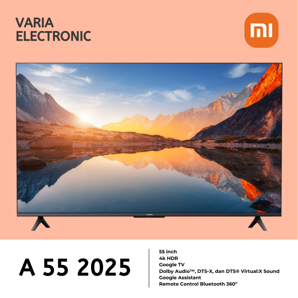 LED TV XIAOMI 55 Inch A 55 2025 4K HDR Google TV