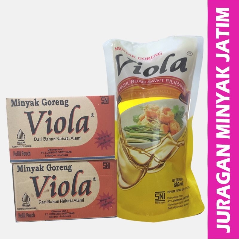 

Minyak Goreng Viola Refil 800ml 1 Dus