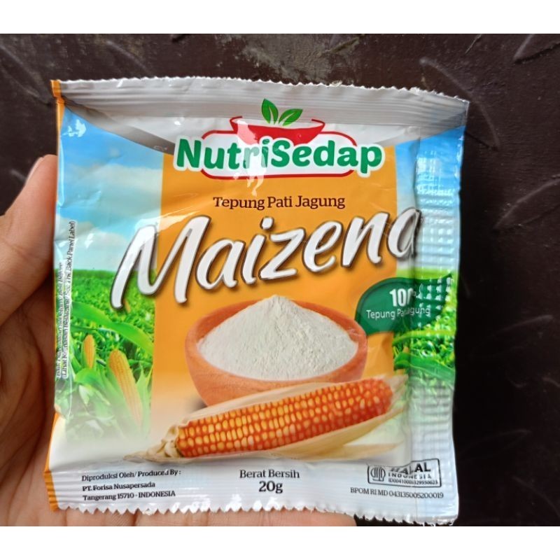 

1 Renceng Tepung Maizena Nutrisedap isi 12 sachet x 20 gram