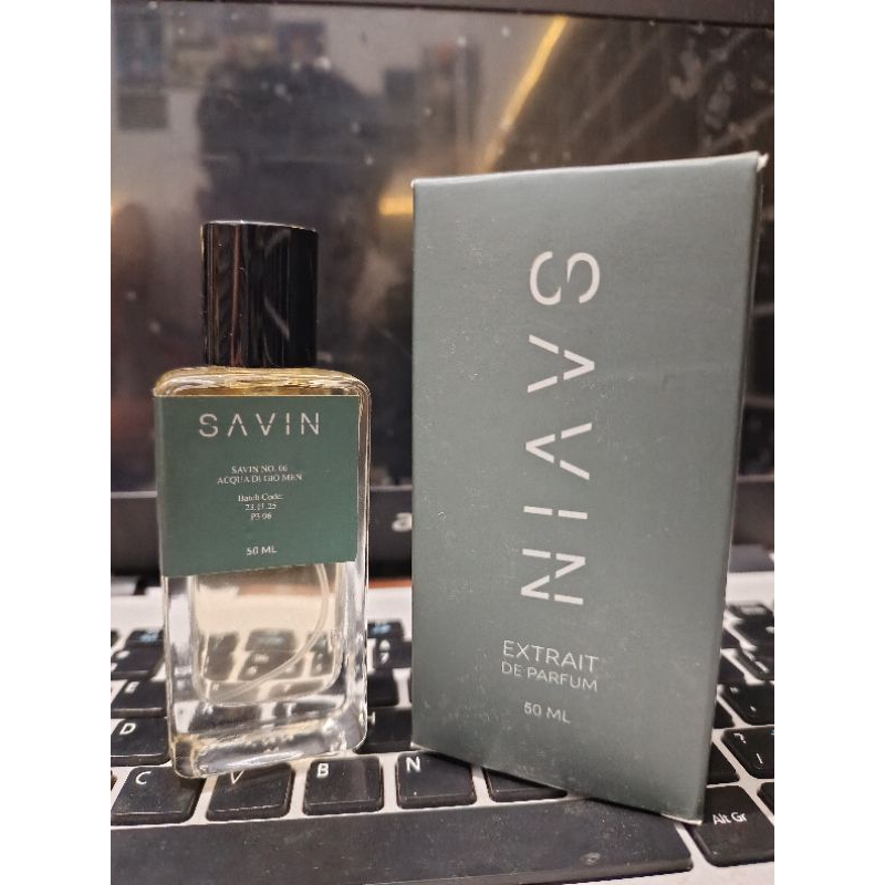 Parfum Savin No.06 Acqua Di Gio Men 50 ML Extrait De Parfum (Preloved)
