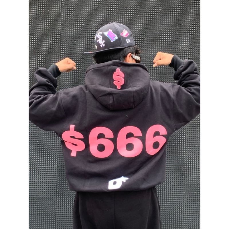 [330 GSM] NoMoneyNoHoney - Demurez Hoodie Boxy Oversize Full Katun Fleece 330-350 Gsm (HOODIE PRIA W