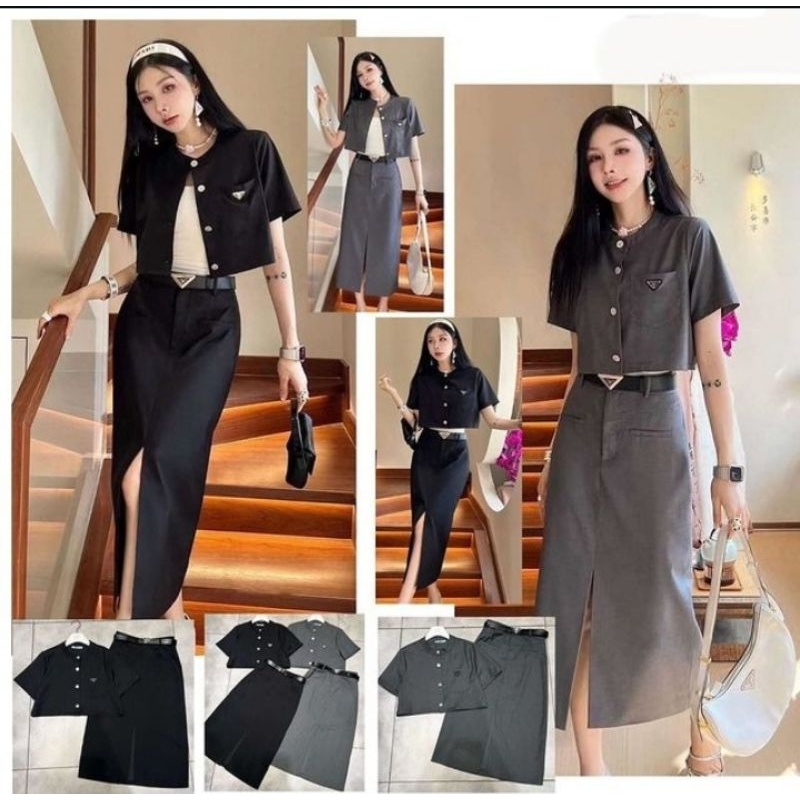 SETELAN WANITA IMPORT BRANDED MIRROR