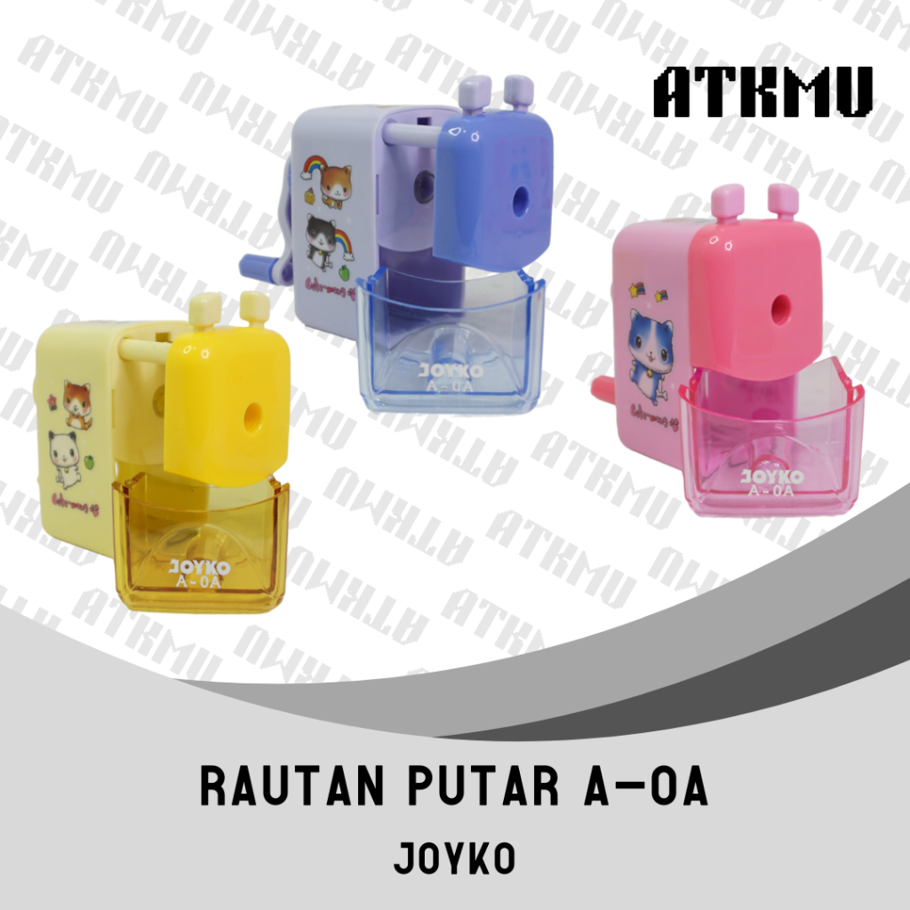 

Rautan Putar Pensil / Serutan Putar Pensil / Sharpener Joyko A-0A