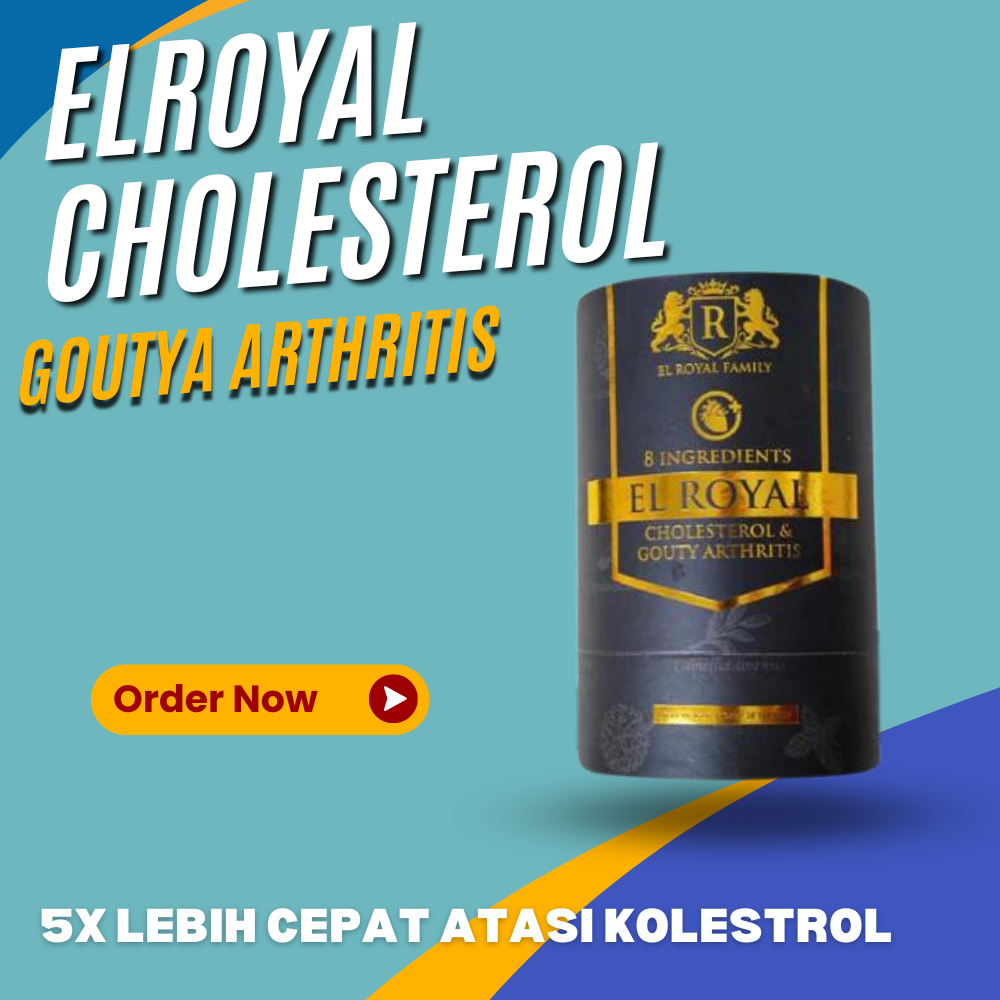 

EL ROYAL CHOLESTEROL Gouty Arthritis 3 PCS Teh Herbal - Bantu Turunkan Kadar Gula Kolesterol Asam Urat