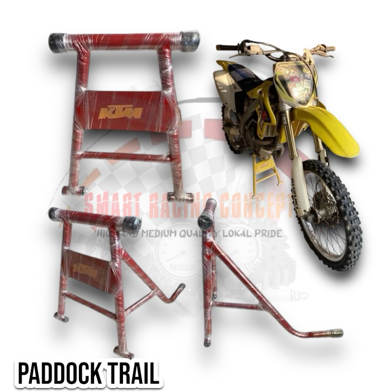 Standar paddock pedok motor trail supermoto klx dtracker crf wr jack stand