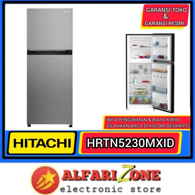 Hitachi HRTN5230MXID Kulkas 2 Pintu hitachi inverter 210L HRTN5230