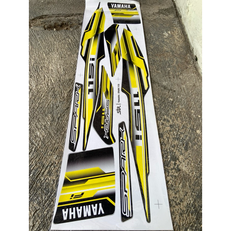 (COD) Striping Stiker Variasi Thailand Motor Jupiter Z Spark 115 - Striping Simpel