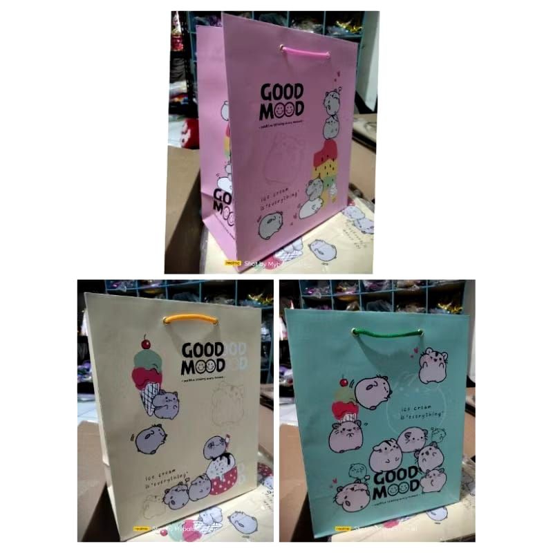 

New! Paper Bag Craft C Finny Hamster/ paper Bag Glosy/High Quality (Satuan)