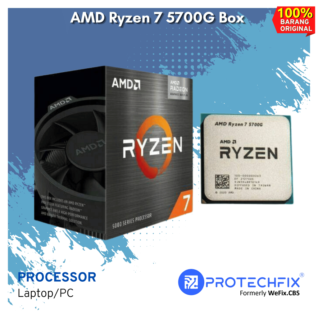 Processor  AMD Ryzen 7 5700G Box