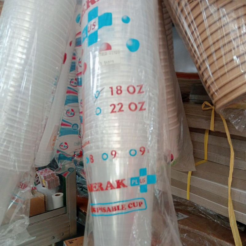 cup gelas merak 18 22 oz