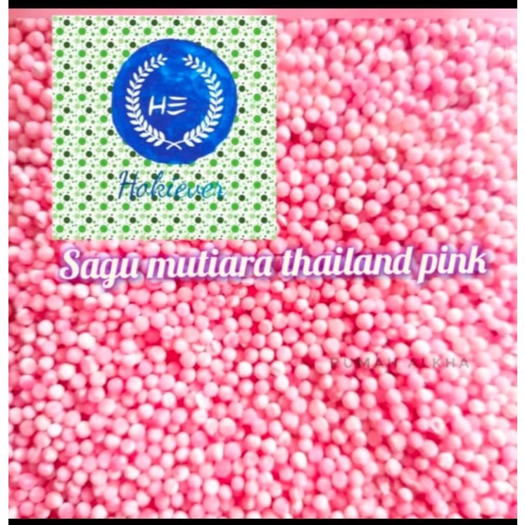 

SAGU MUTIARA THAILAND PINK 1KG