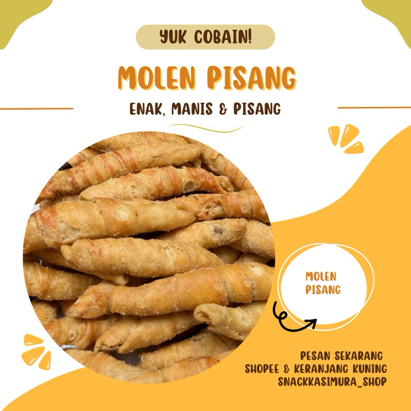 

MOLEN PISANG, (BERAT: 375 GRAM)