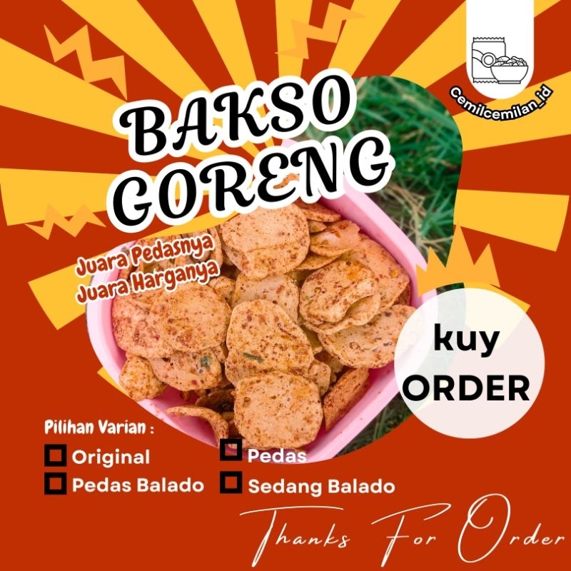 

BASRENG / BAKSO GORENG DAUN JERUK KEMASAN PLASTIK 250 GRAM - 1 KG
