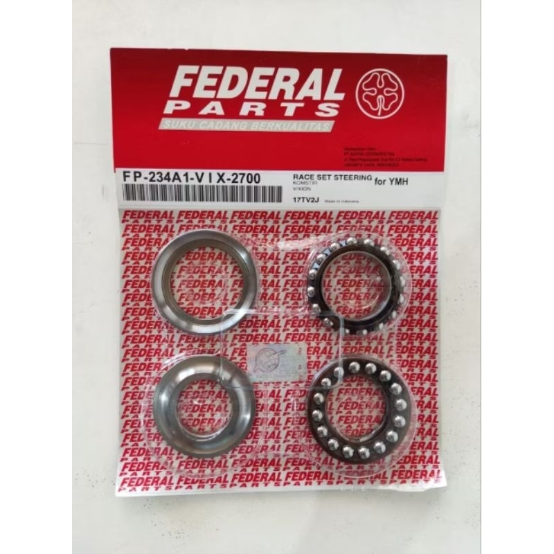 KOMSTIR ( RACE SET STEERING ) FP-234A1-VIX-2700 FEDERAL PARTS SEMUA YAMAHA V-XION XEON RC GT NMAX AE