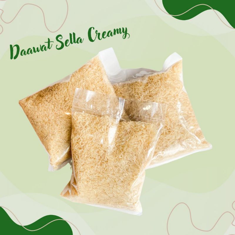 

Beras Basmati Daawat Sella Creamy Beras Briyani, Repack 1 Kg