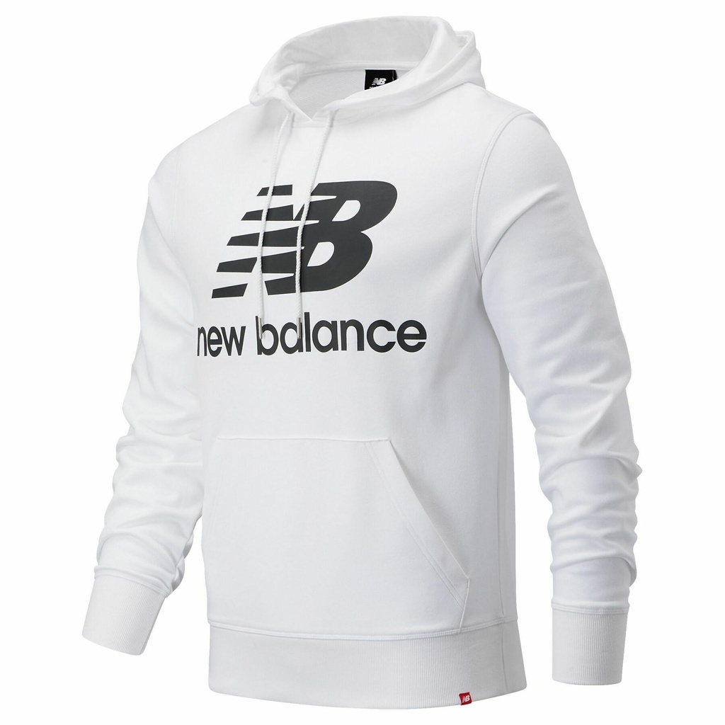 NB Essentials White - Hoodie Olahraga Gym