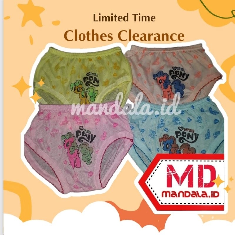 celana dalam anak cewek little pony