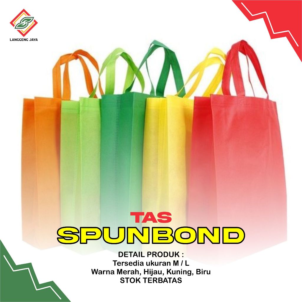 

TAS SPUNBOND M/L, GODIEBAG, TAS SOUVENIR, TAS BERKAT, TAS WARNA WARNI, TAS ACARA