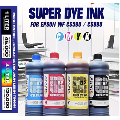 Tinta Onfire BP Dye Epson WF C5390 WF C5890 - Tinta Dye Epson WFC 390 WFC 5890