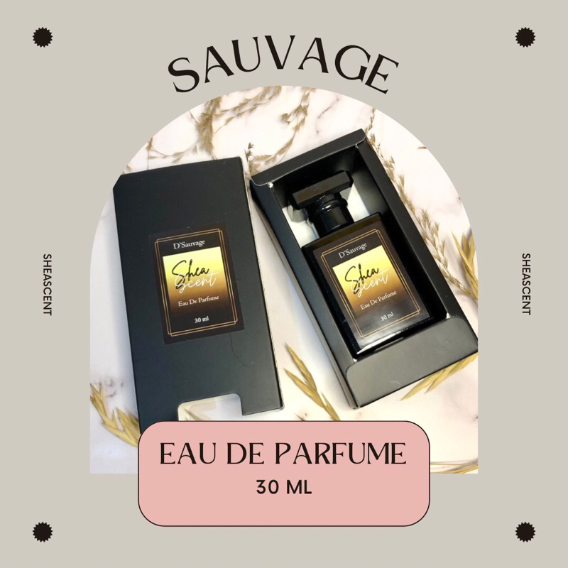 SheaScent - SAUVAGE | Eau de Parfume 30ml | Parfum cowok | Parfum bibit premium
