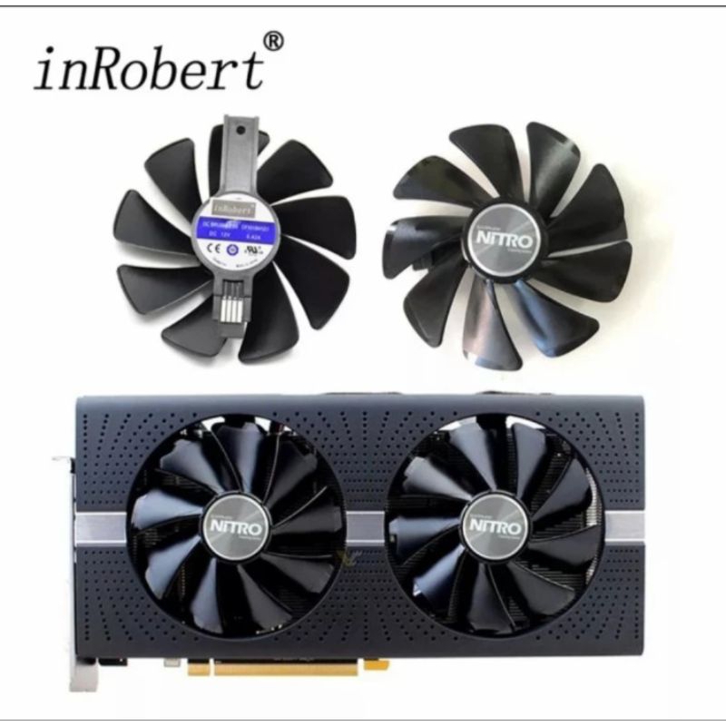 Fan GPU VGA RX470 RX570 RX580 Sapphire pulse Nitro FDC10U12S9-C 95Mm CF1015H 12D