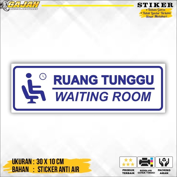 

Stiker Ruang Tunggu